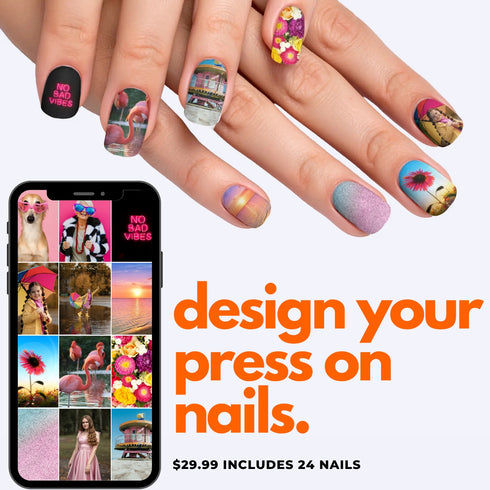 Design Your Own Custom Press-On Nails - Short Square