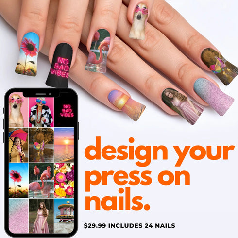 Design Your Own Custom Press-On Nails - Duck