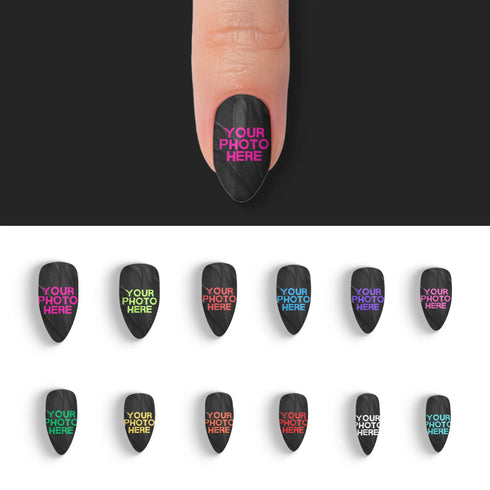 Custom Photo Press-On Nails – Upload Your Own Design