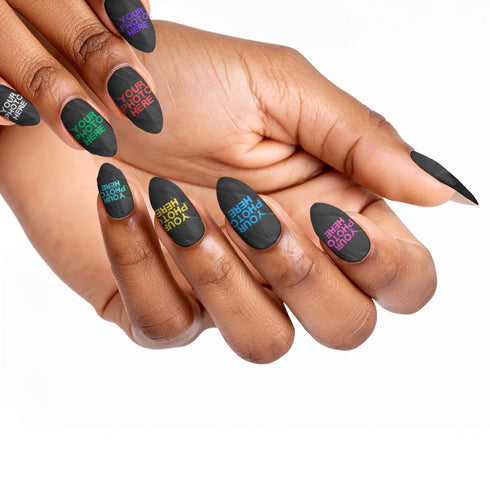 Custom Photo Press-On Nails – Upload Your Own Design
