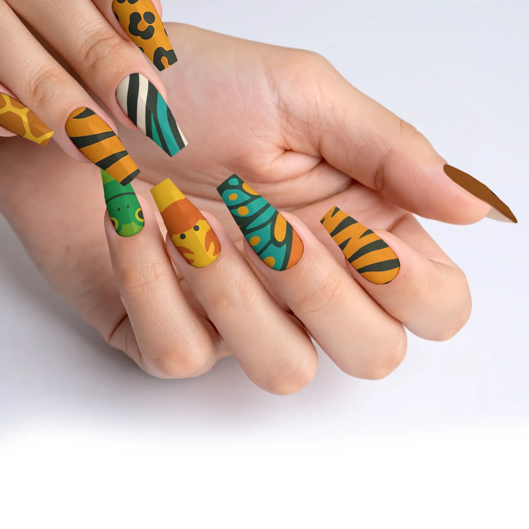 Wild Jungle Press-On Nails