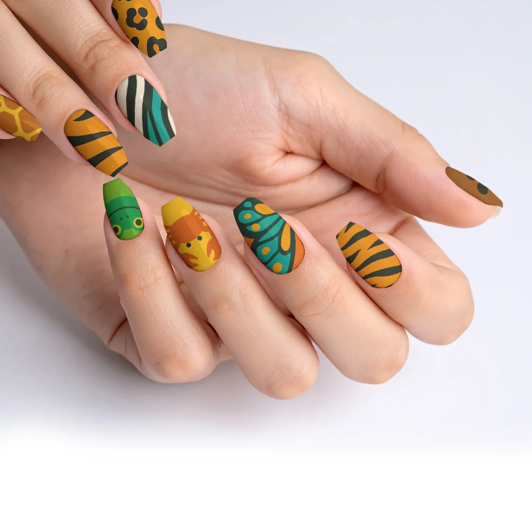Wild Jungle Press-On Nails
