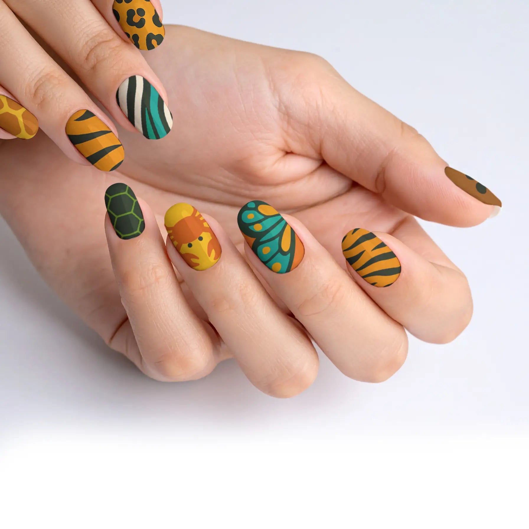Wild Jungle Press-On Nails